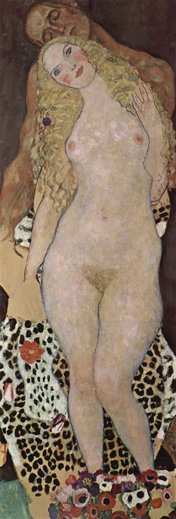 Adam and Eve Gustav Klimt